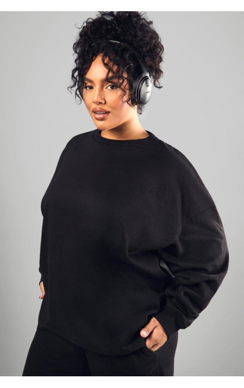 Плюс великий світшот з вишивкою Dsgn Studio