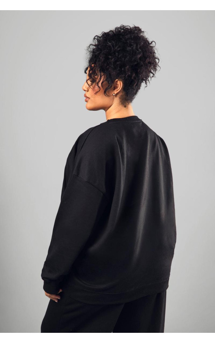 Плюс великий світшот з вишивкою Dsgn Studio