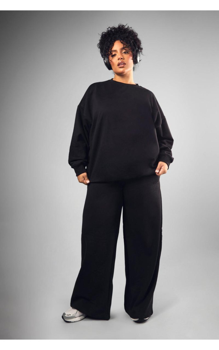 Плюс великий світшот з вишивкою Dsgn Studio