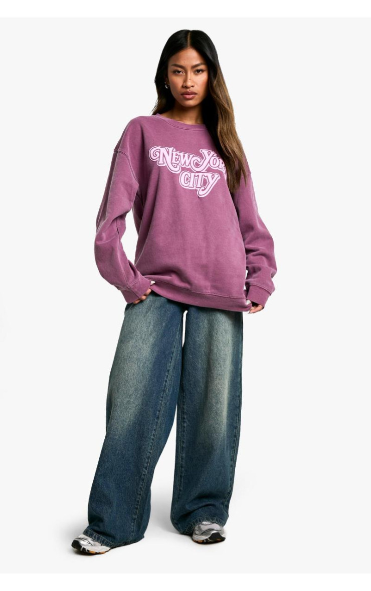 Толстовка великого розміру в Нью-Йорку