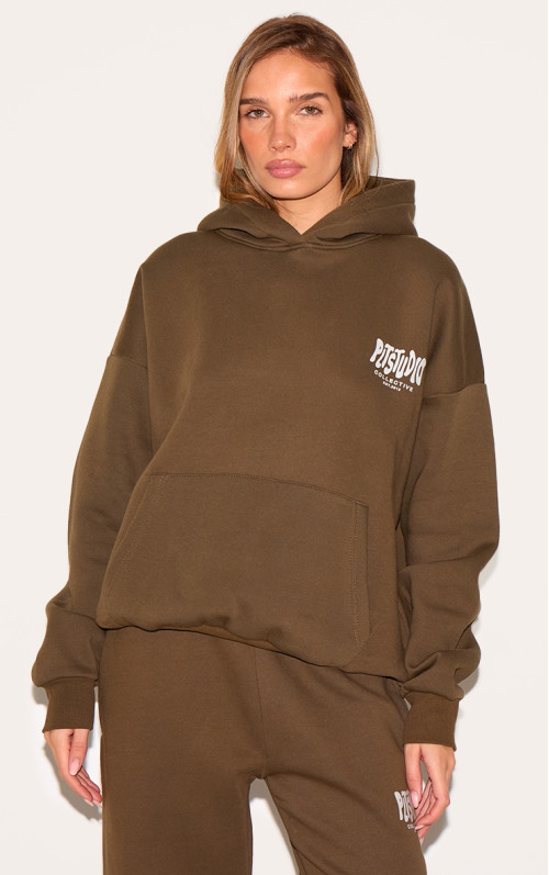 PrettyLittlething TheAupe Studio Print Негабаритний балахон