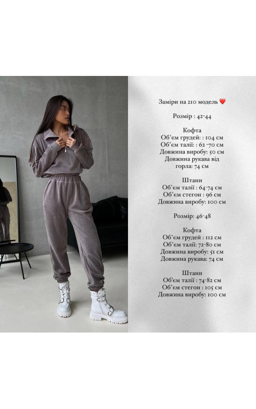 Спортивний флісовий костюм 