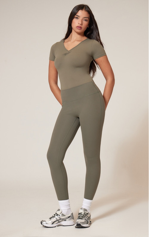 Спортивні легінси Olive Sculpt із високою талією