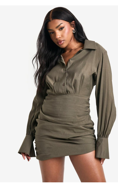 Рухедна сукня для сорочок з деталями