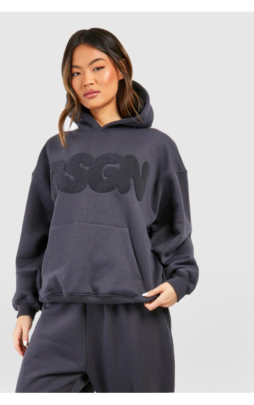 Велике худі Dsgn Studio Bubble Toweling Applique