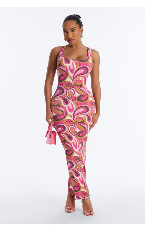 Сукня Максі 'Валентина' з Ріпчастої Тканини