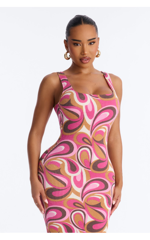 Сукня Максі 'Валентина' з Ріпчастої Тканини