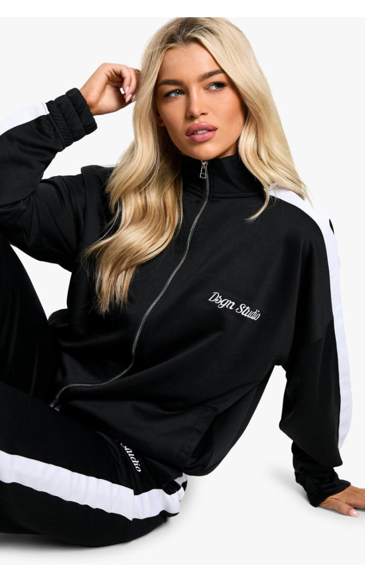 Велика спортивна куртка Dsgn Studio Tricot на блискавці