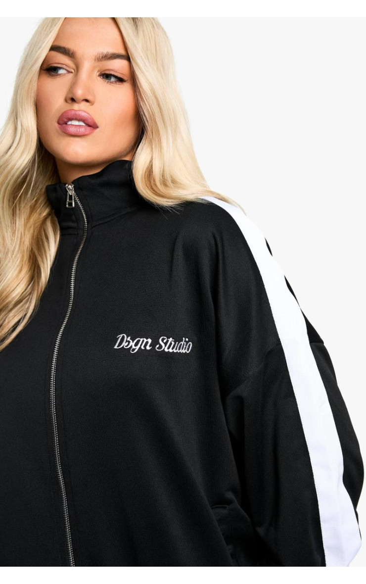 Велика спортивна куртка Dsgn Studio Tricot на блискавці