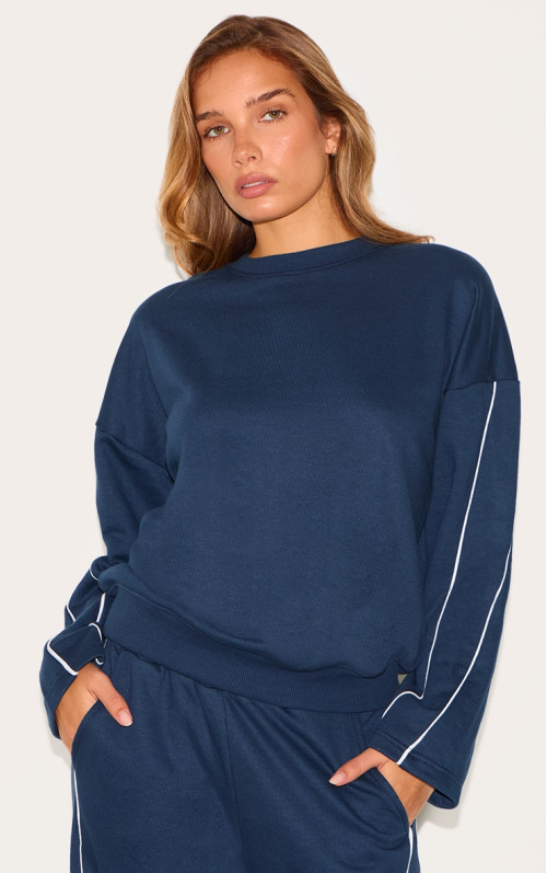 Толстовка з контрастними трубопроводами ВМС