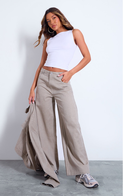 Світло-сірі джинсові джинси