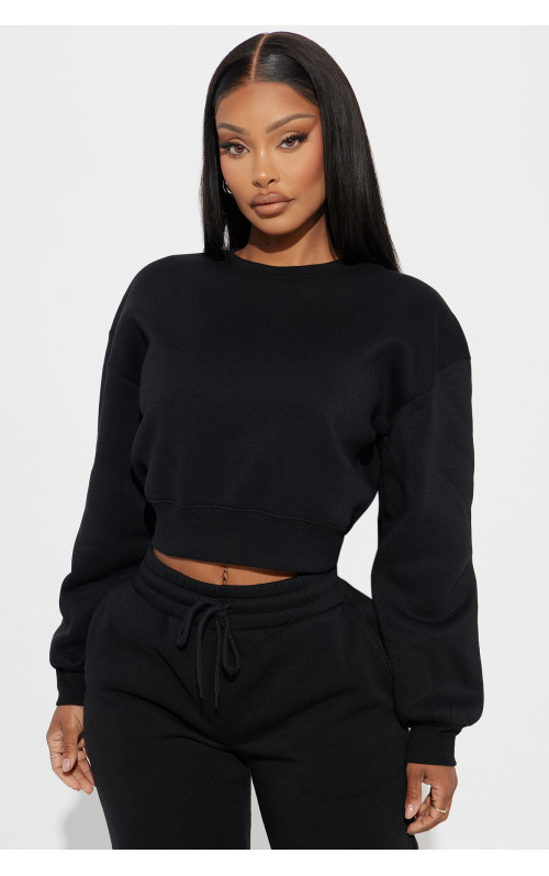 Кендіс. Затишний світшот з круглим коміром