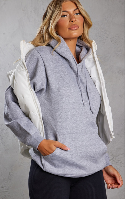 Толстовка великого розміру Grey Marl