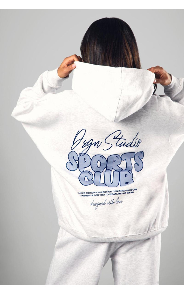 Рожева толстовка великого розміру Dsgn Studio Sports Bubble Slogan