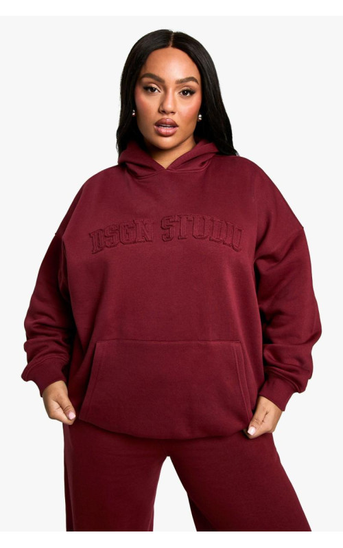 Плюс велика толстовка Dsgn Studio Self Fabric Applique