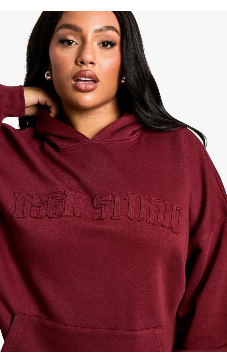 Плюс велика толстовка Dsgn Studio Self Fabric Applique