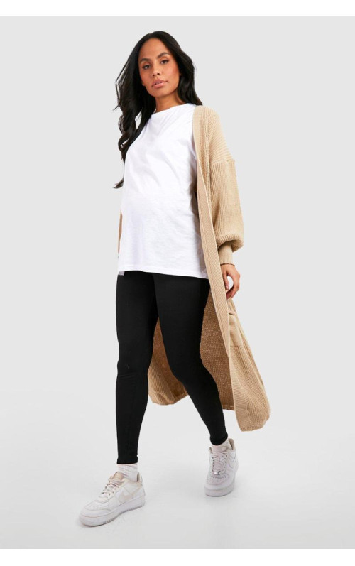 Легінси для вагітних в рубчик