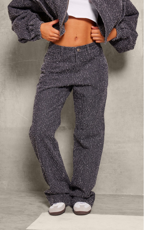 Сірі прямі джинси Bobble Denim