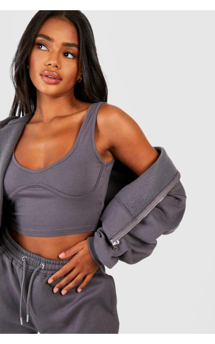 Спортивний костюм із капюшоном із 3 предметів, деталями швів